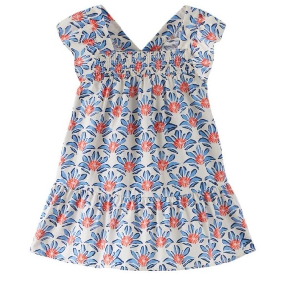 Zara Baby Girl’s Smocked Cotton Poplin Dress Size 12-18 Months - Picture 1 of 10
